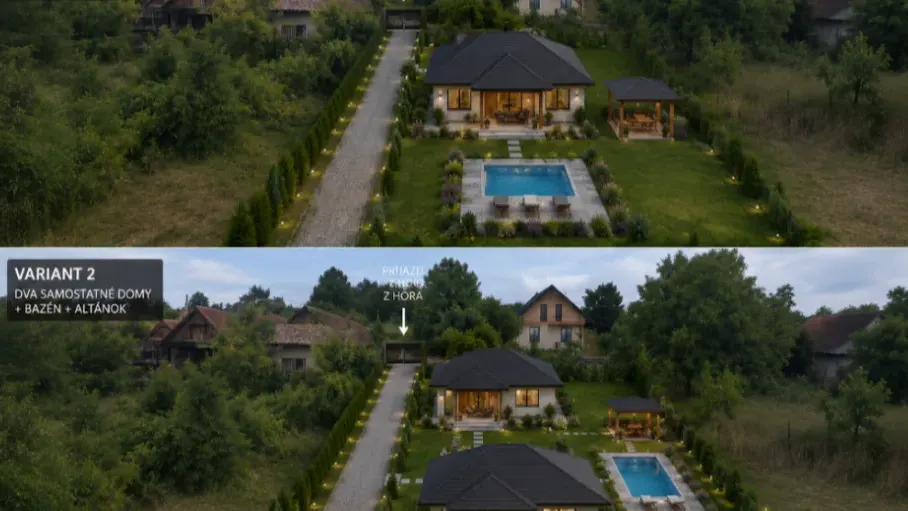Prodám sluneční pozemek s chaloupkou